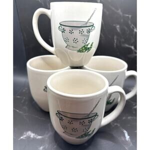Farberware An American Tradition ‘Down Home’ Colander Design Coffee Mugs (4)